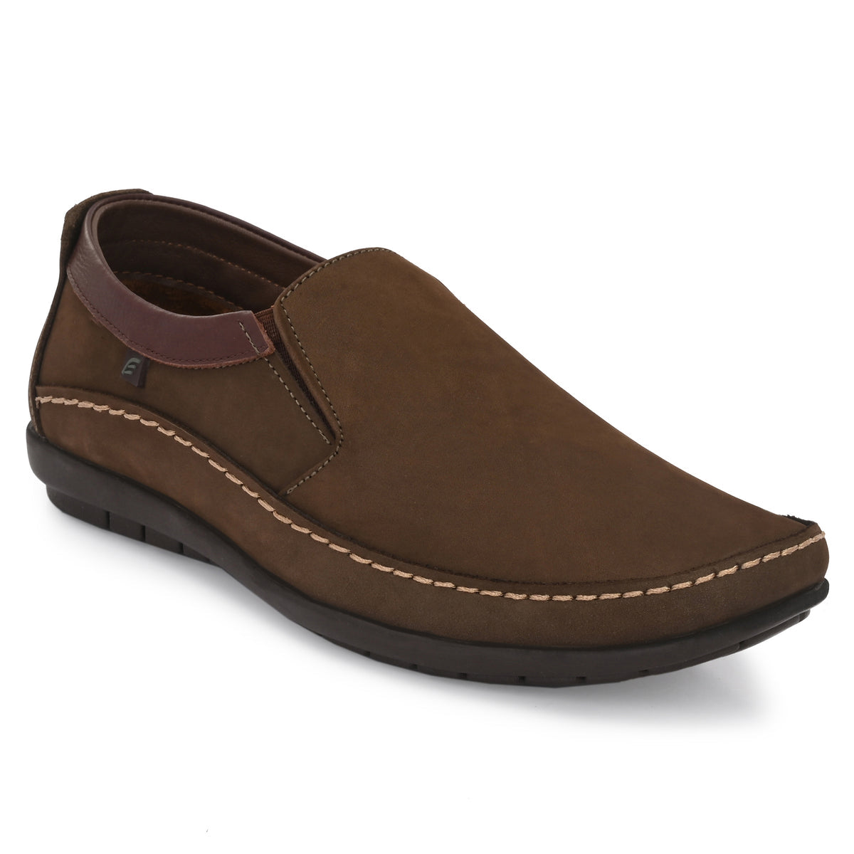 Sienna Leather Casual Slip-On Shoes - The Heels India