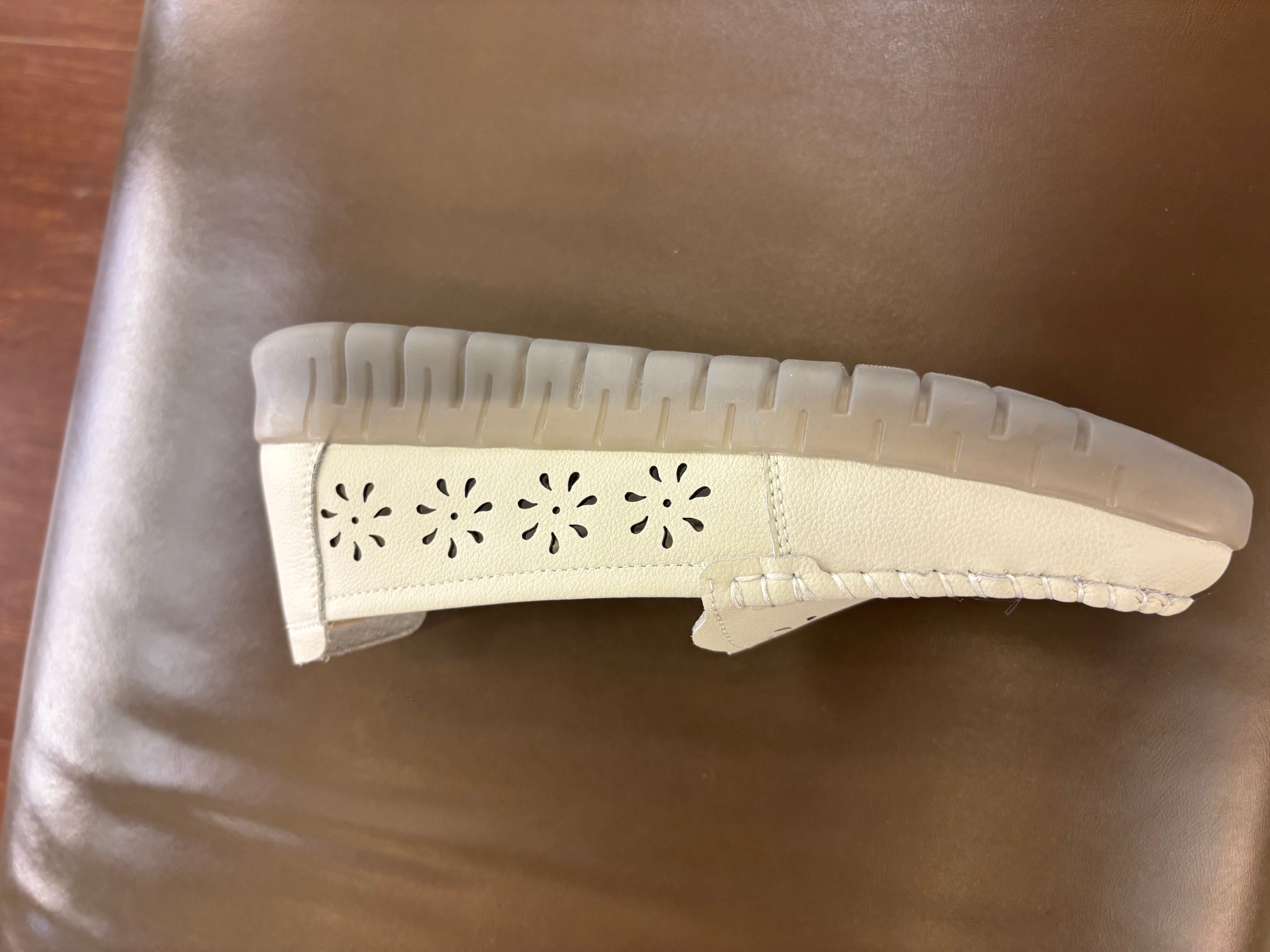 Emily Perforated Comfort Cushioned Flexi Loafers