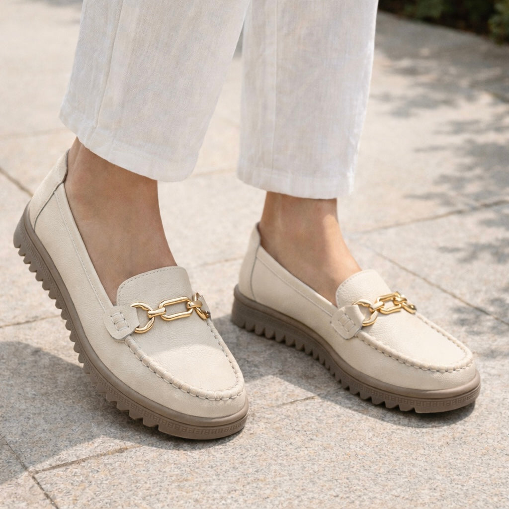 Elise Comfort Cushioned Flexi Loafers - The Heels India