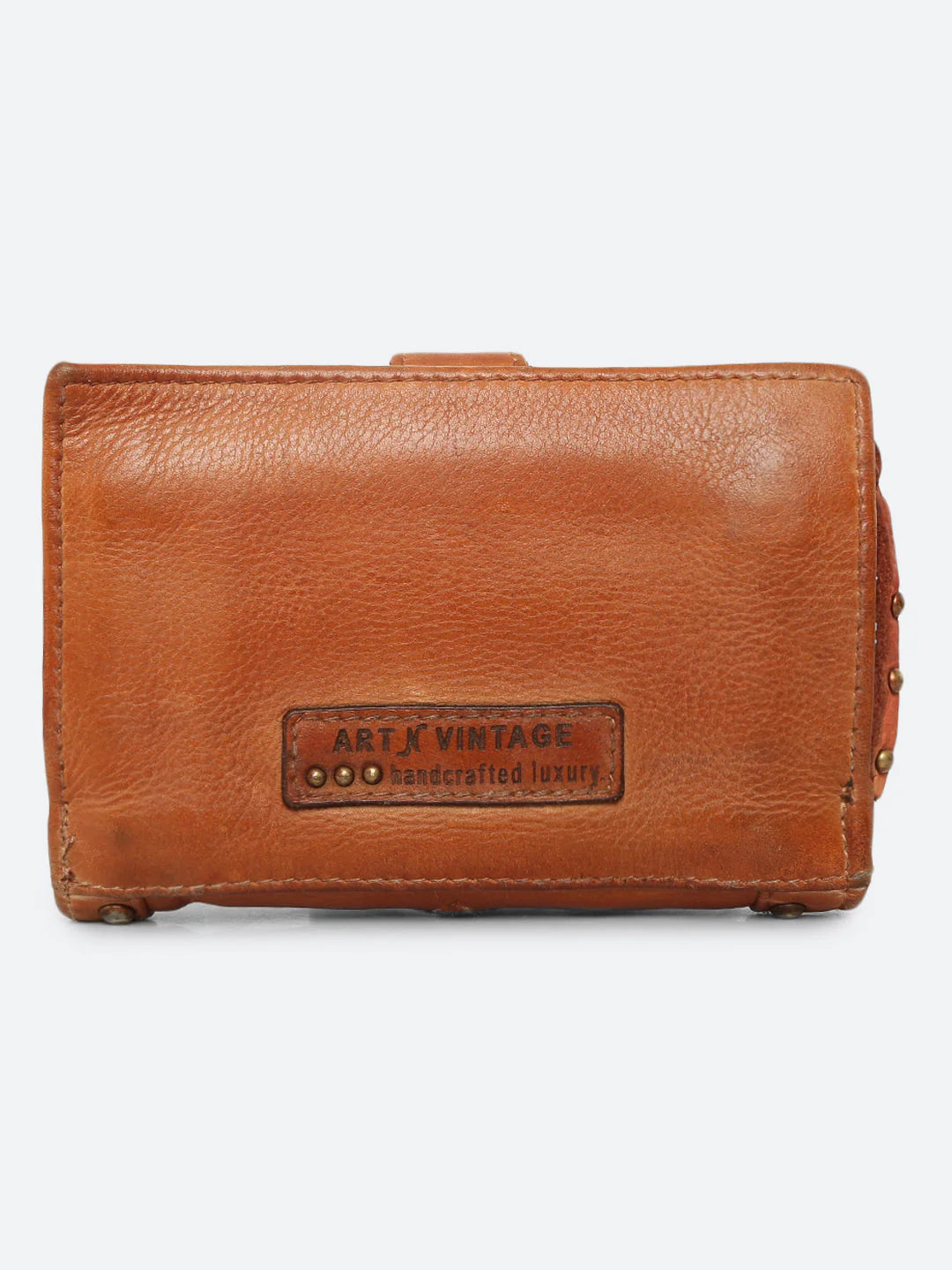 Lucca: Leather Studded Small Wallet