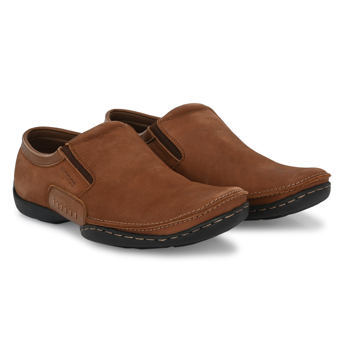 Warren Leather Broad Fit Casual Loafers