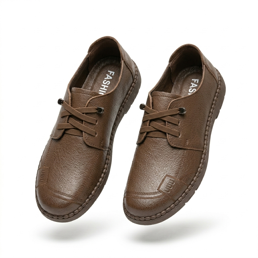 Bianca Premium Leather Comfort Derby Lace Loafers