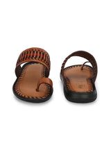 Solano Tan Leather Slippers HT