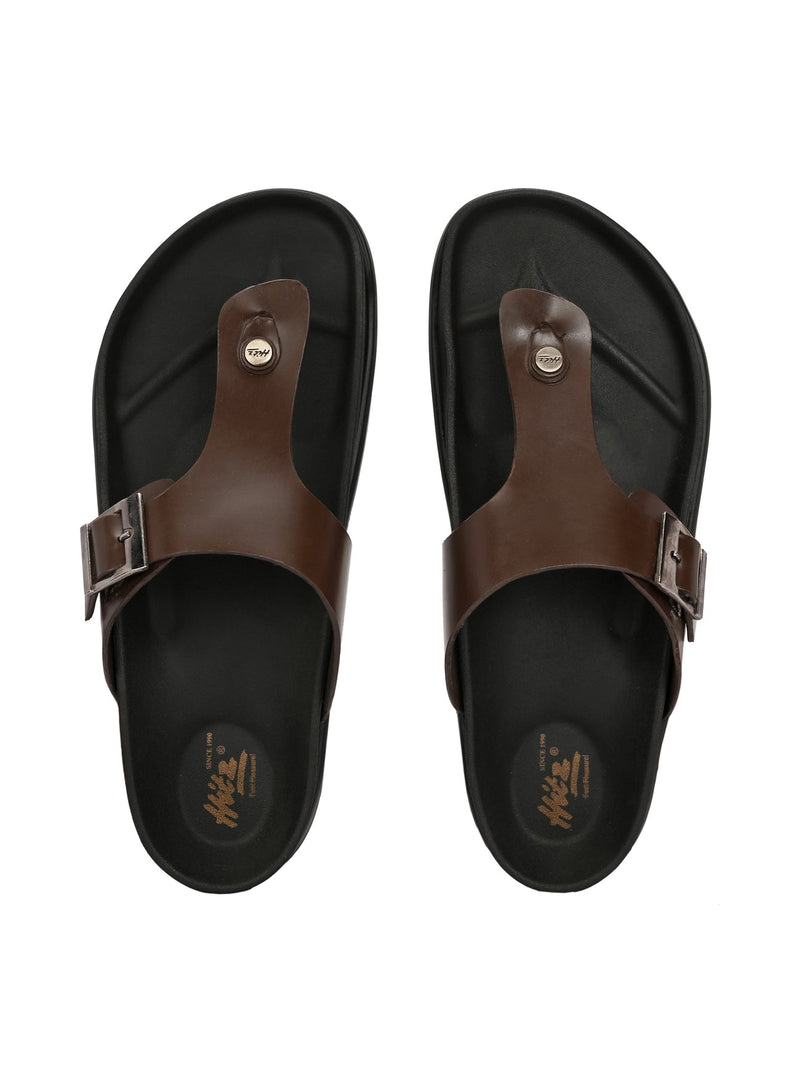 Piquè Leather Cushion Slippers - The Heels India