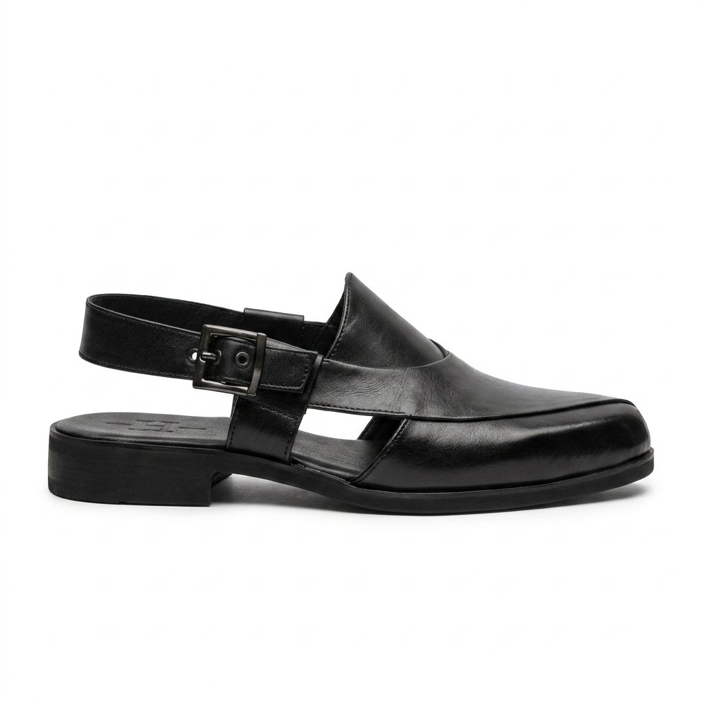 Demarzio Leather Ethnic Peshawari Sandals