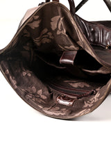 Leo : Real Leather Brown With Wash Effect Backpack