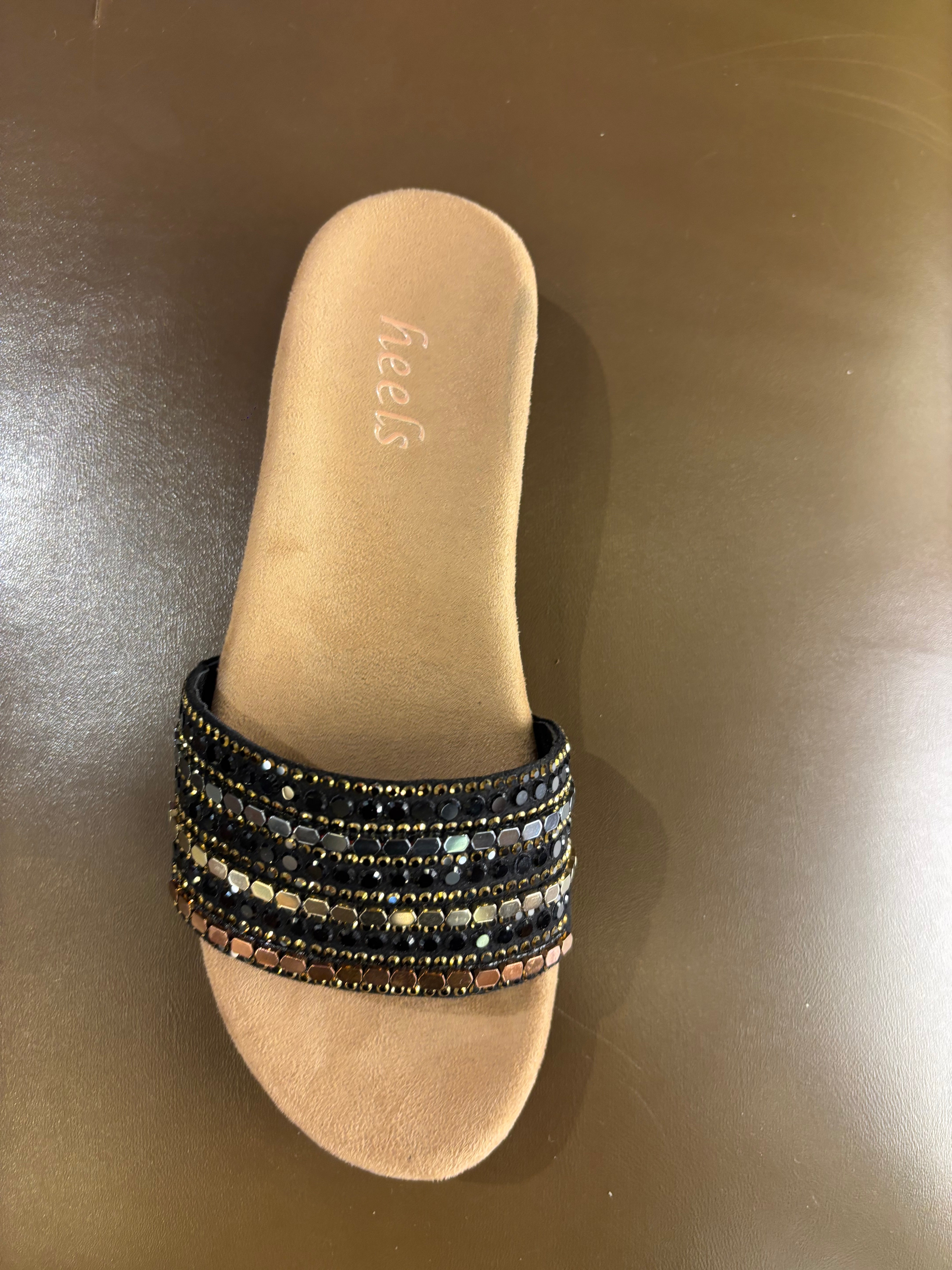 Norelle Cushioned Embellished Comfort Ethnic Sliders