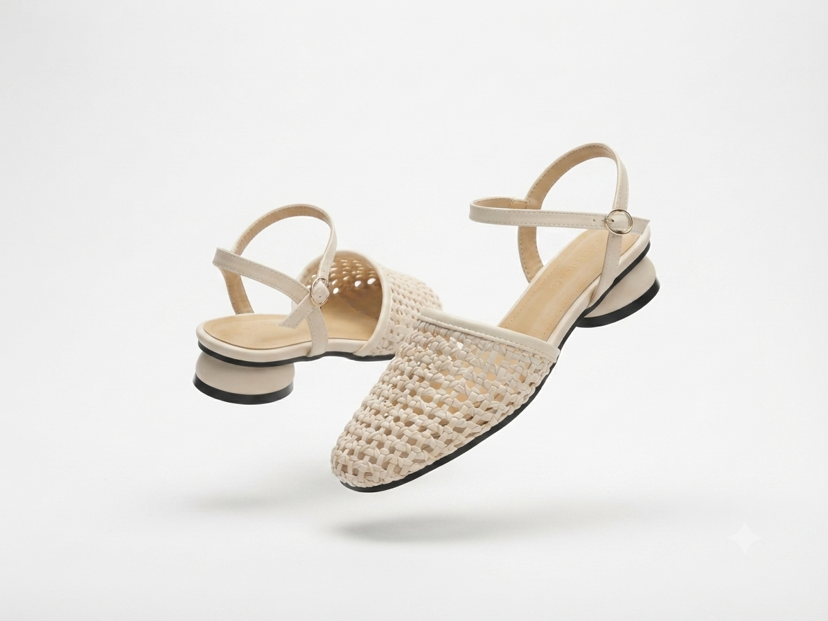 Luna Premium Mesh Mary Jane Ballerinas