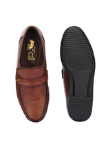Richard Tan Leather Formal Cushion Loafers
