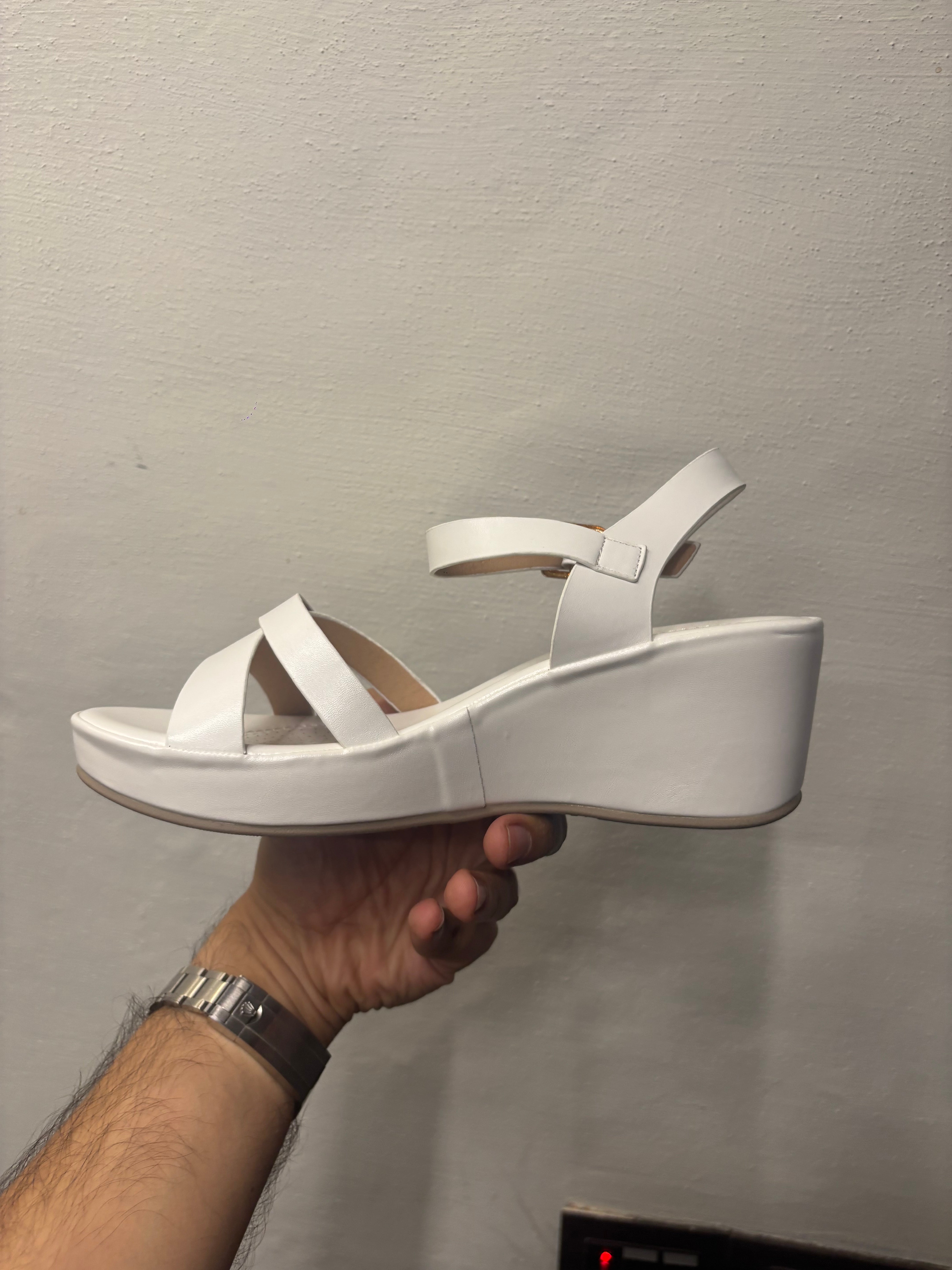 Tory Strappy Wedge Comfort Summer Sandals - The Heels India