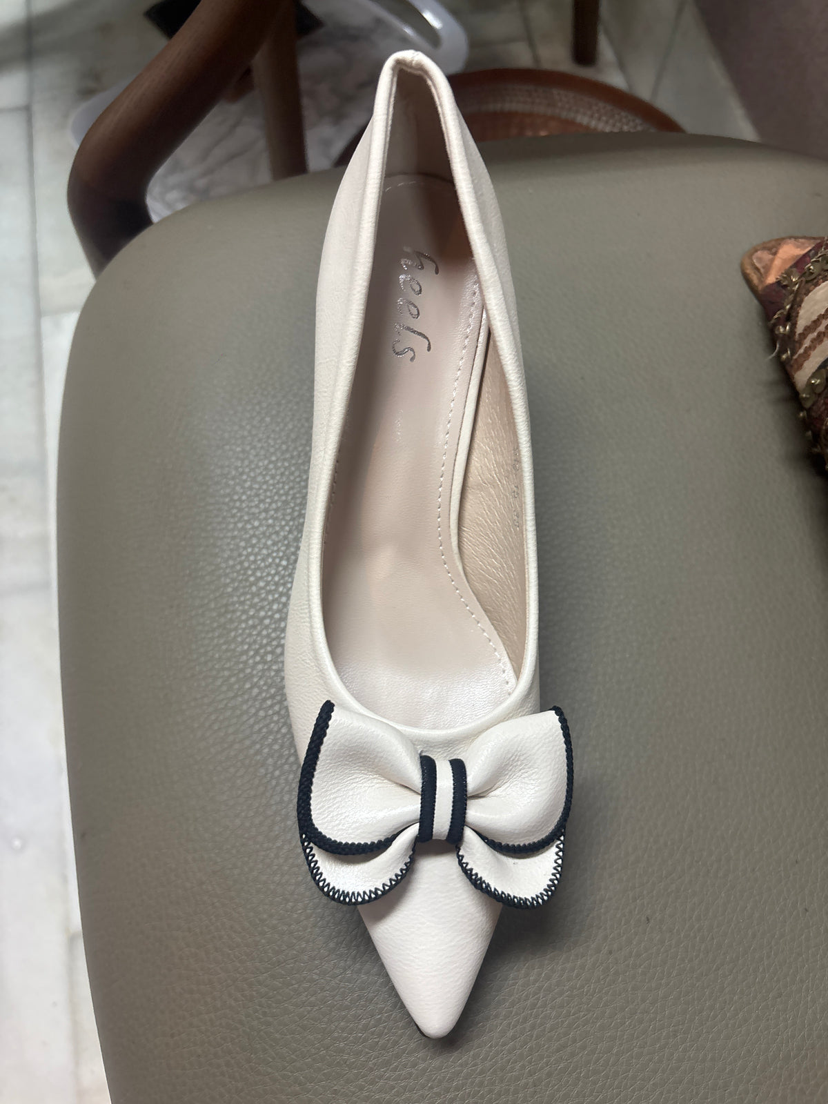 Rosalia Bow Pencil Heel Stilettos