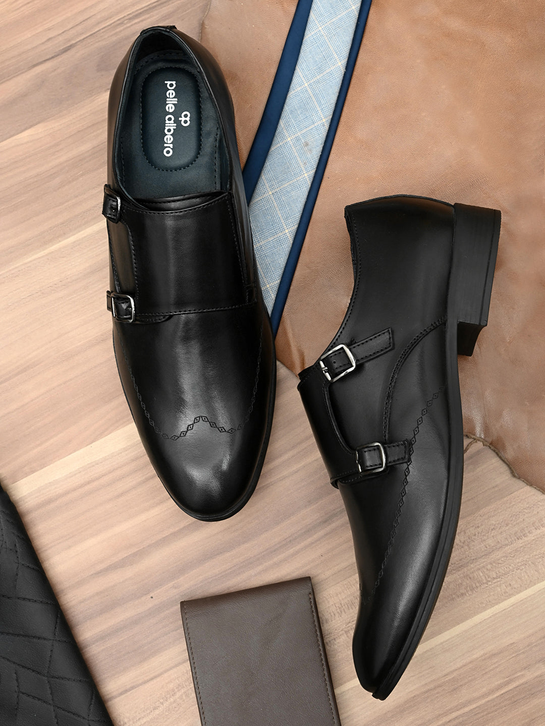 Martinez Formal Leather Double Monk Strap Shoes