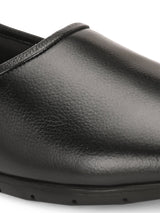 Alpine Ethnic Leather Mens Slip Ons