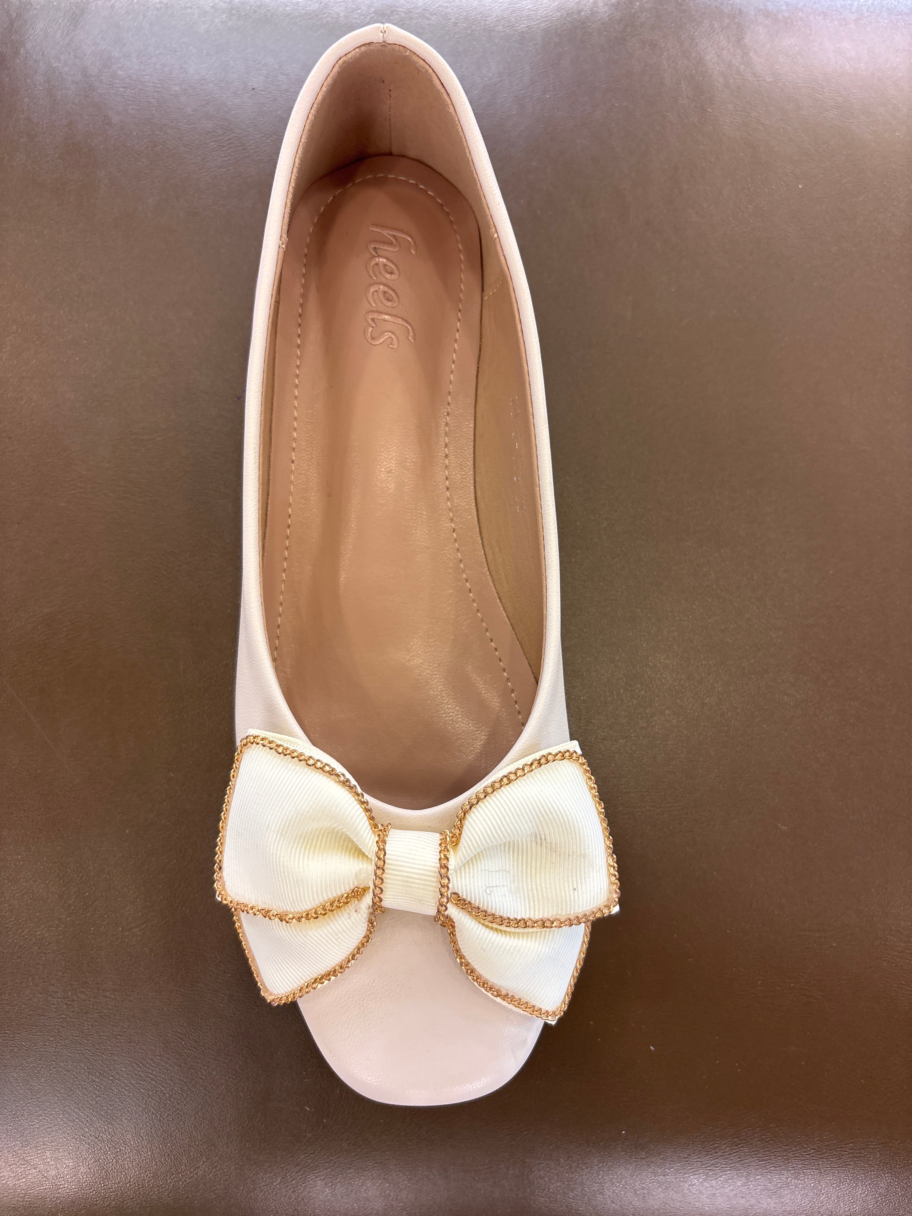 Belinda Bow Flat Ballerinas - The Heels India