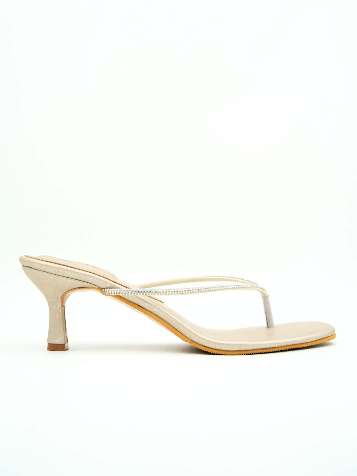 Azzura V Shape Bling Kitten Heels