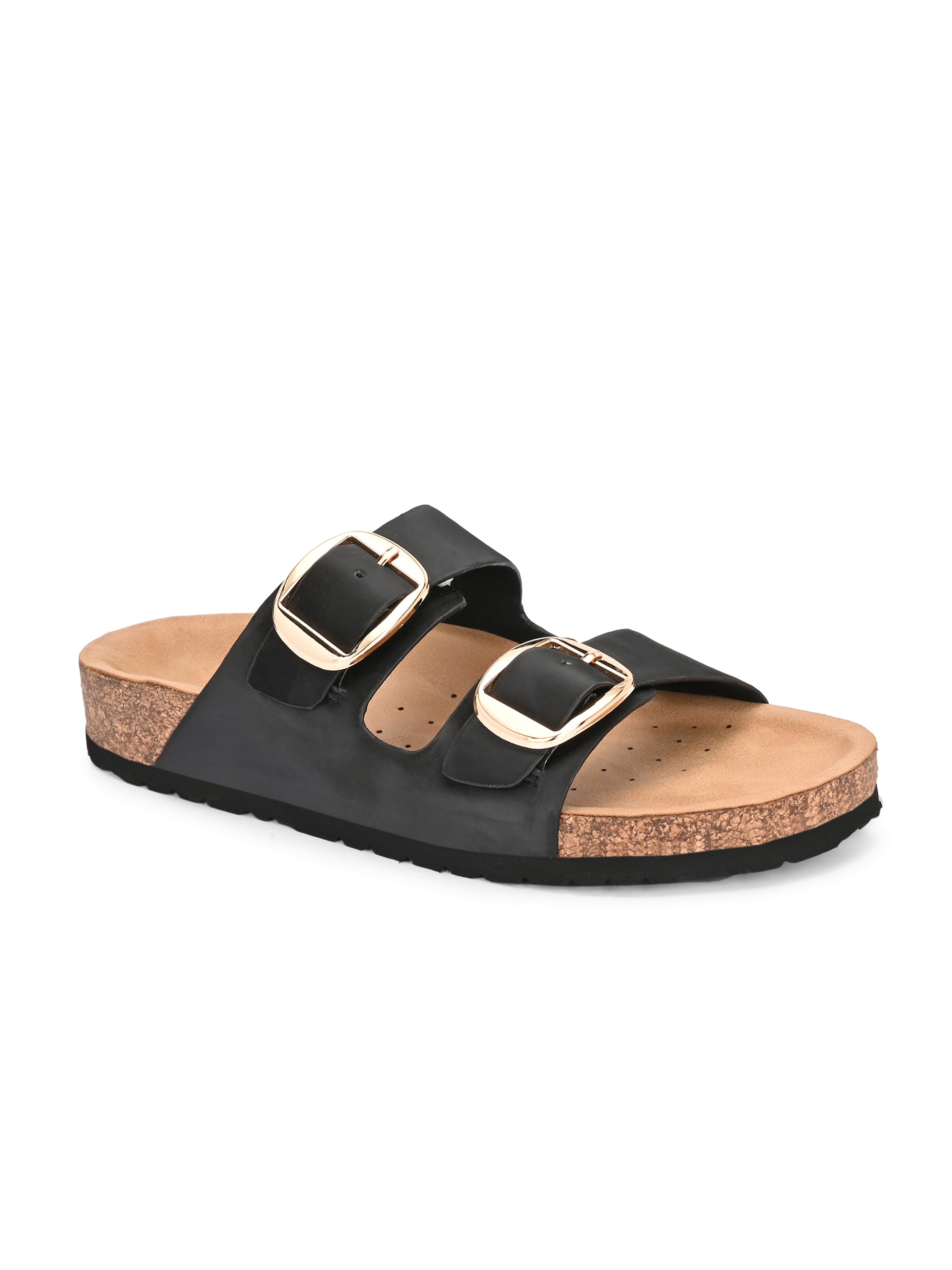 Bianca Double Strap Sliders