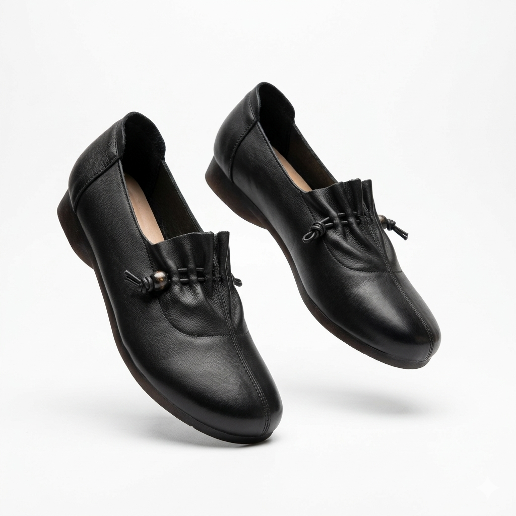 Carlita Premium Leather Comfort Loafers - The Heels India