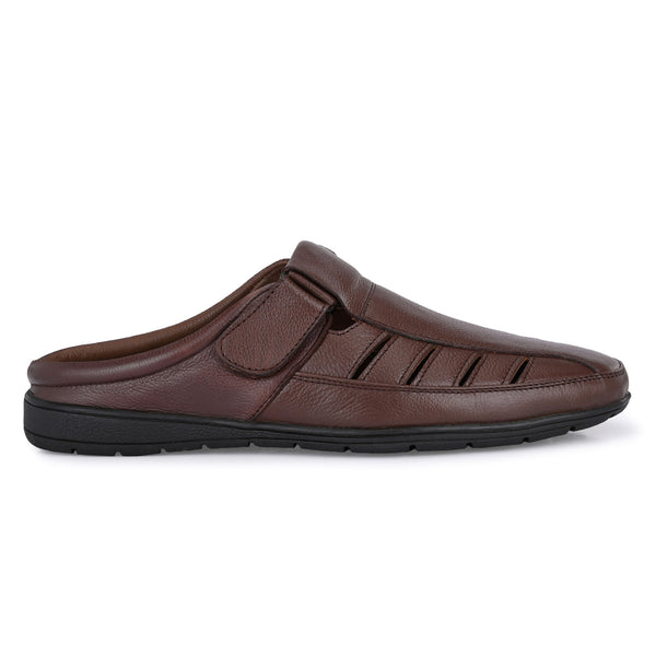 Romeo Leather Slip-On Mules