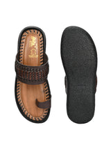 Solano Brown Leather Slippers HT