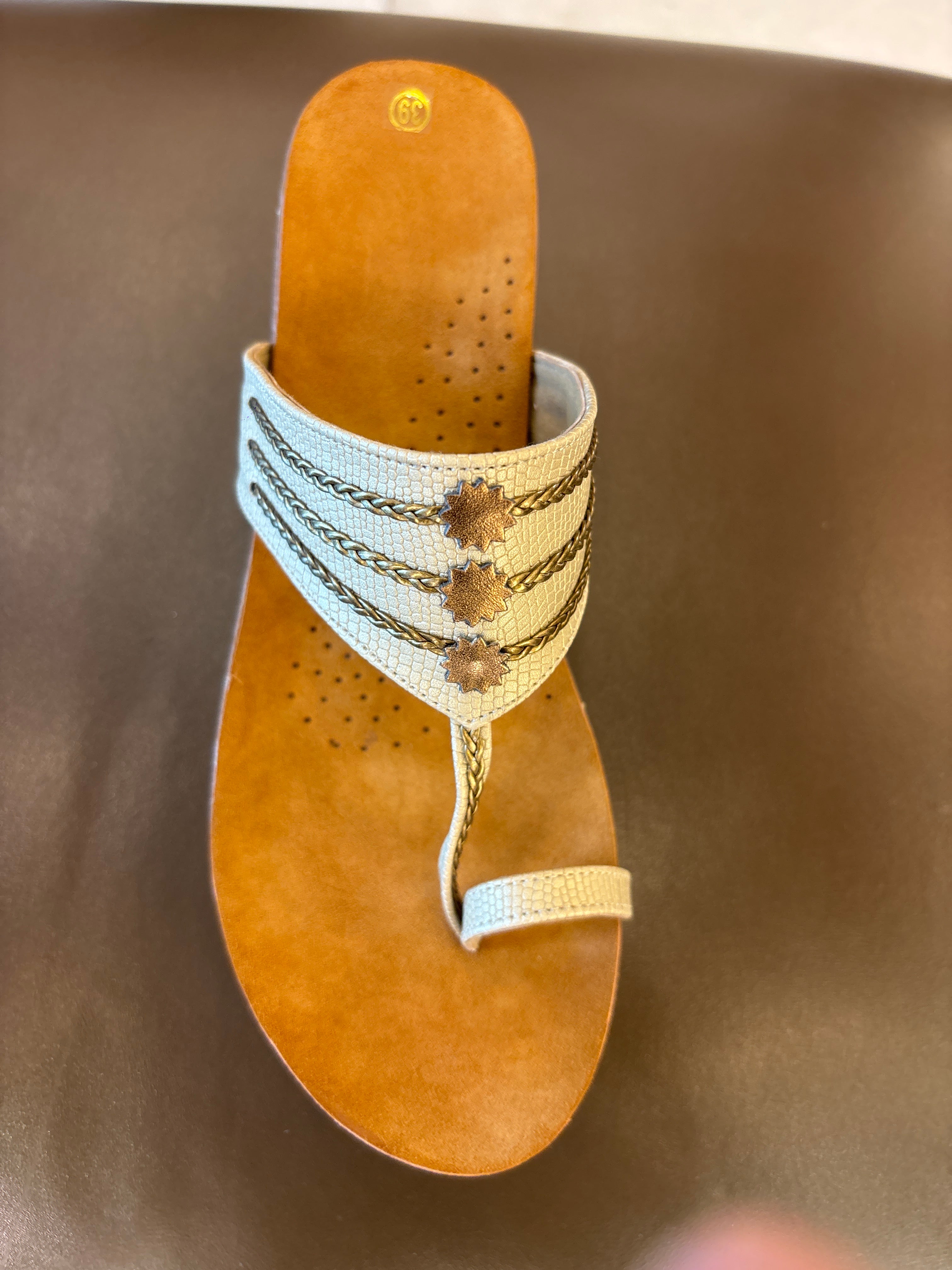 Zehra Wedge Heel Kohlapuris - The Heels India
