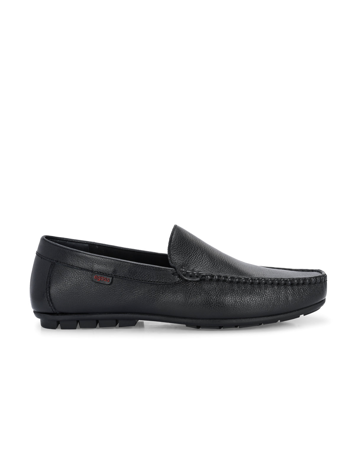 Cedar Plain Leather Cushioned Loafers - The Heels India
