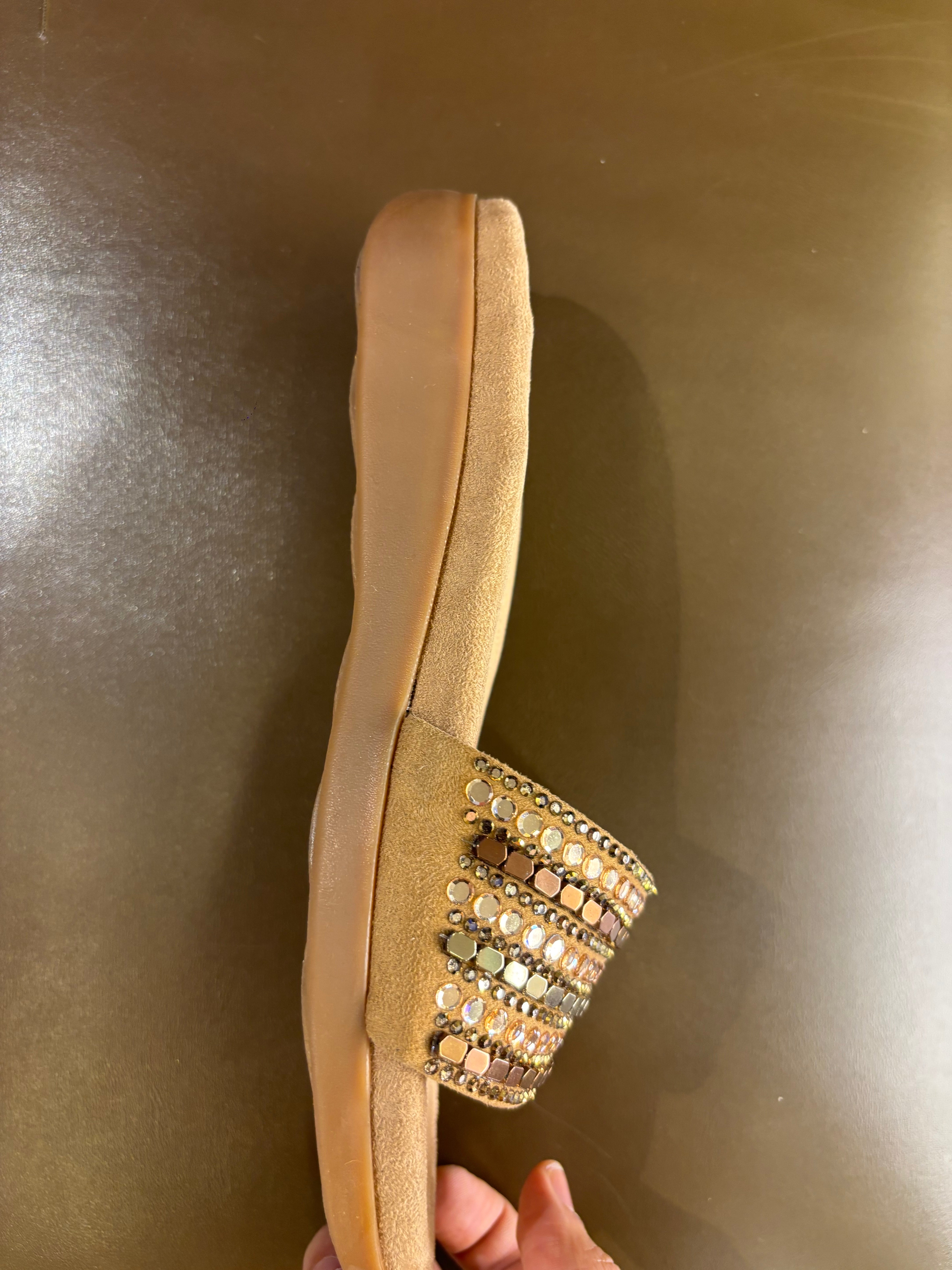 Norelle Cushioned Embellished Comfort Ethnic Sliders