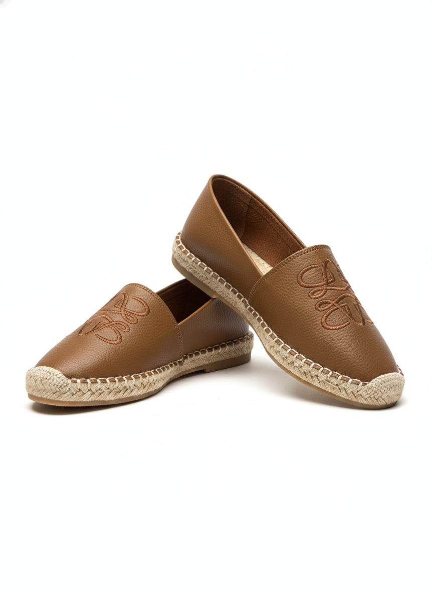 Mensho Cushioned Espadrille Slip On Loafers - The Heels India