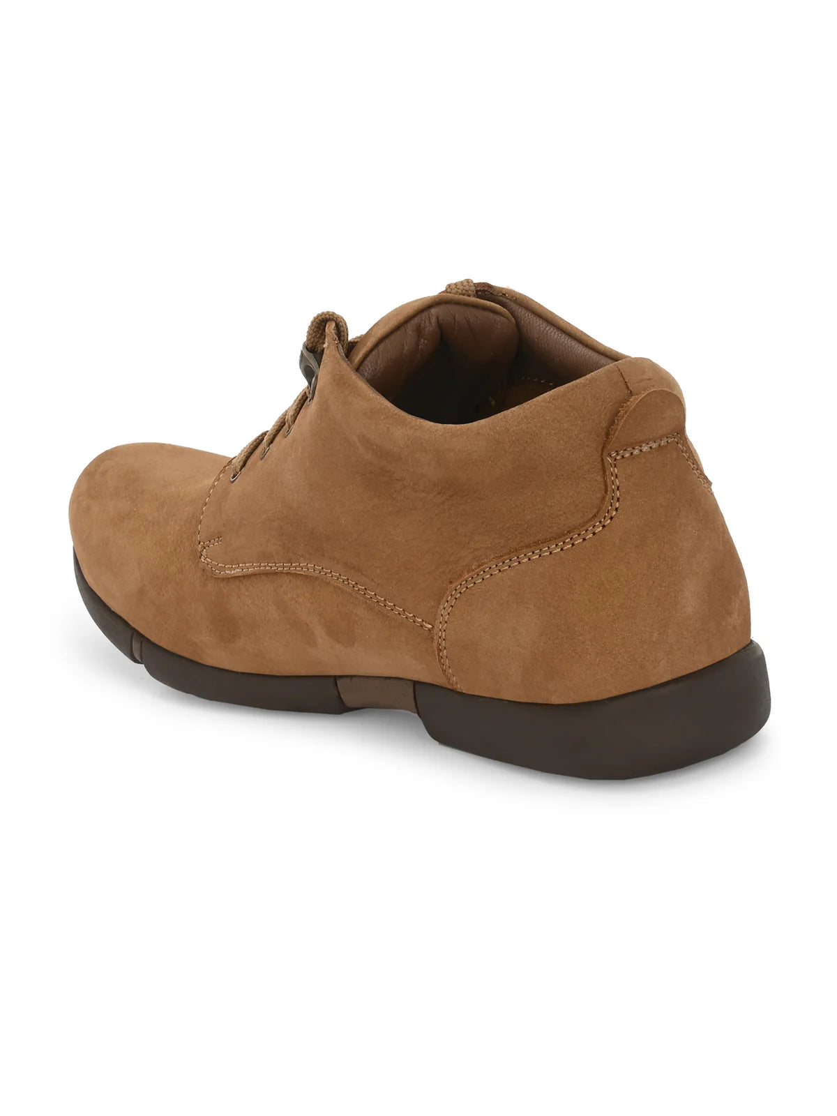 Leonard Leather Rugged Ankle Lace Boots