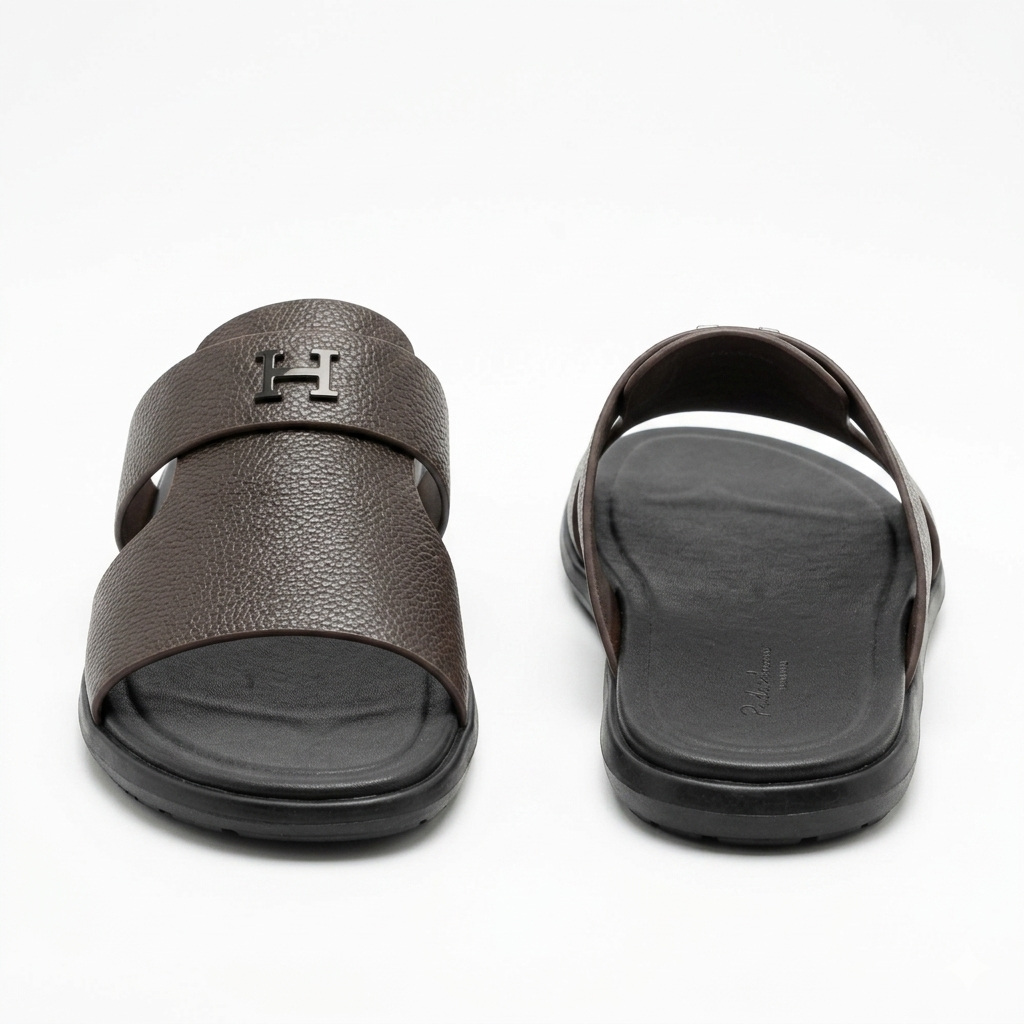 Edward Premium Leather Sliders