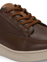 Zero Gravity 2.0 Mateo Brown Leather Lace-up Sneakers
