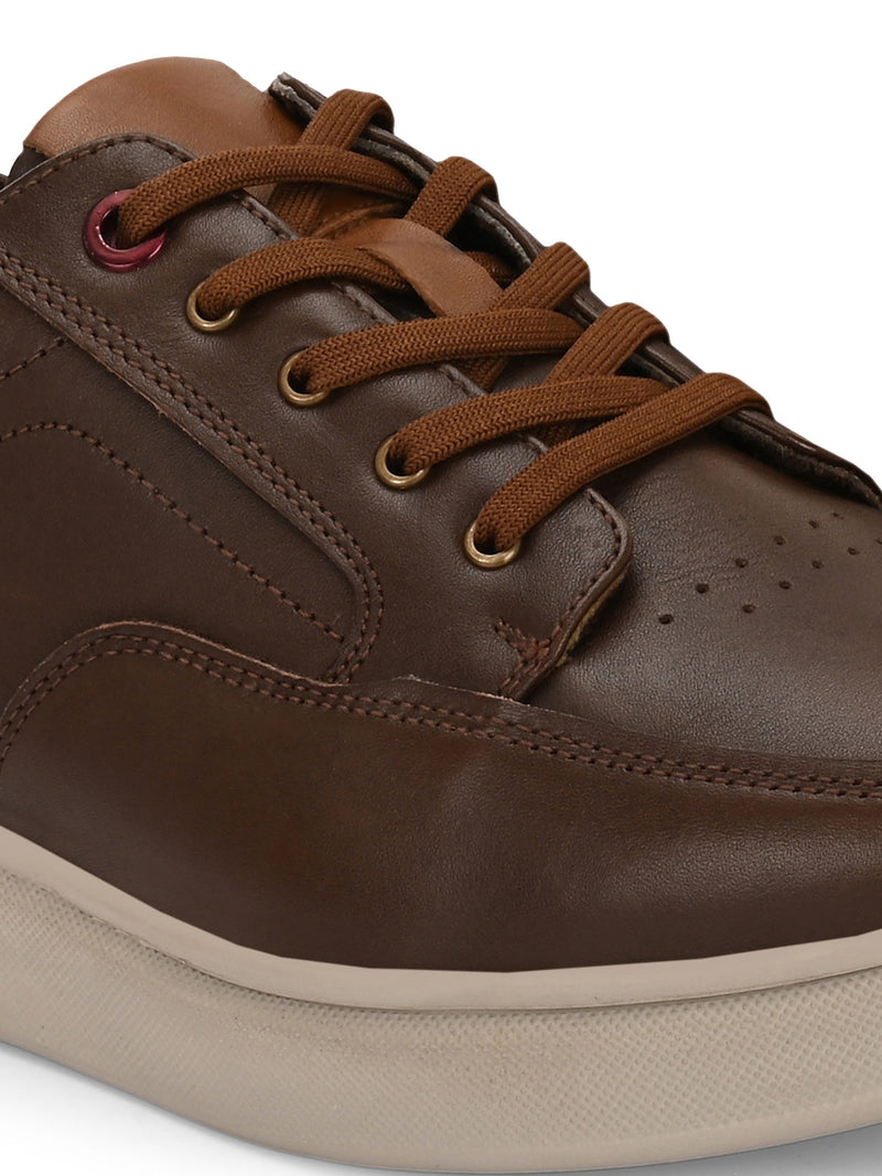 Zero Gravity 2.0 Mateo Brown Leather Lace-up Sneakers