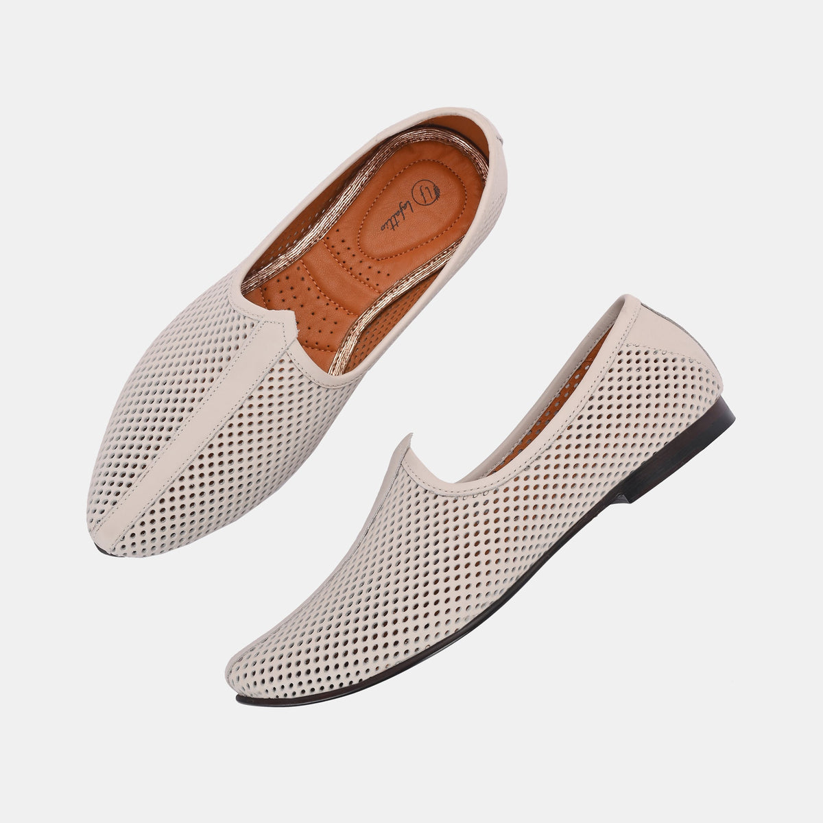 Lafattio Handcrafted Leather Juttis - The Heels India