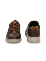 Zero Gravity 2.0 Mateo Brown Leather Lace-up Sneakers