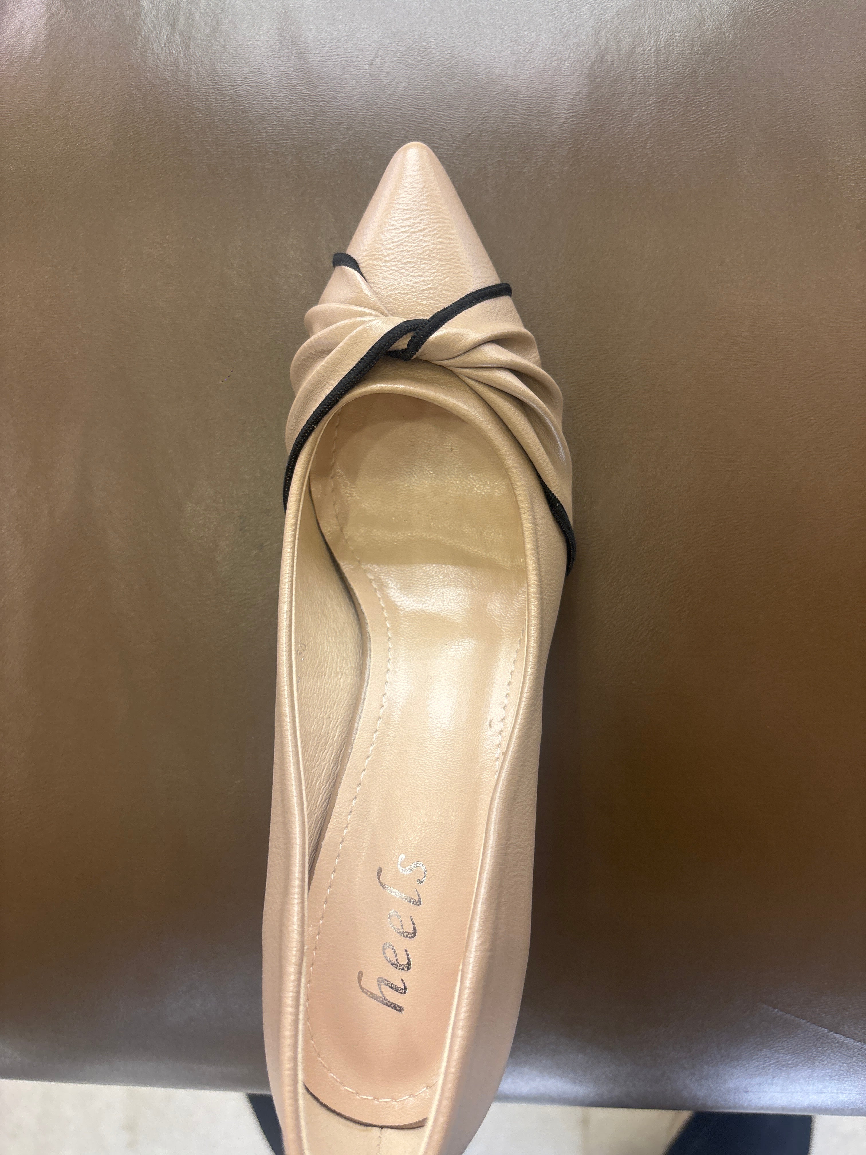 Lyon Swirl Block Heel Pumps