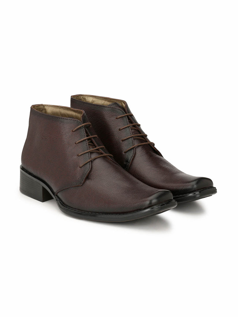 Kevin Leather Derby Formal Ankle Shoes