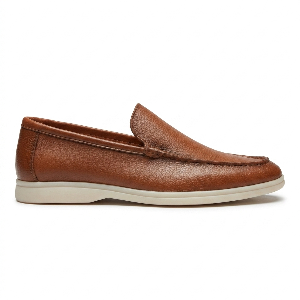 Delap Premium Leather Slip-On Loafers