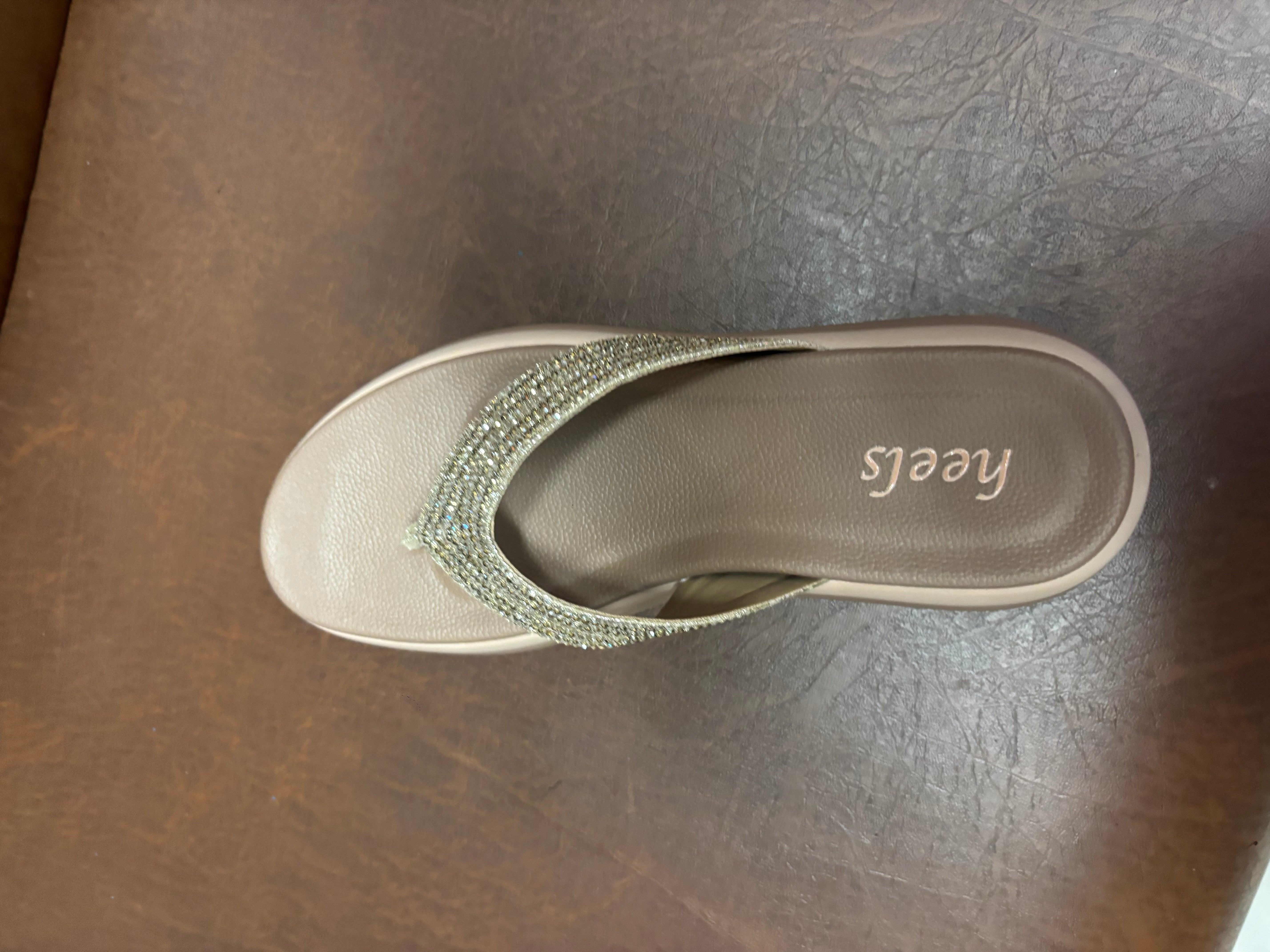 Emily 2.0 Chunky Cushion Bling Slippers