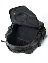Aristo : Real Leather Black Backpack
