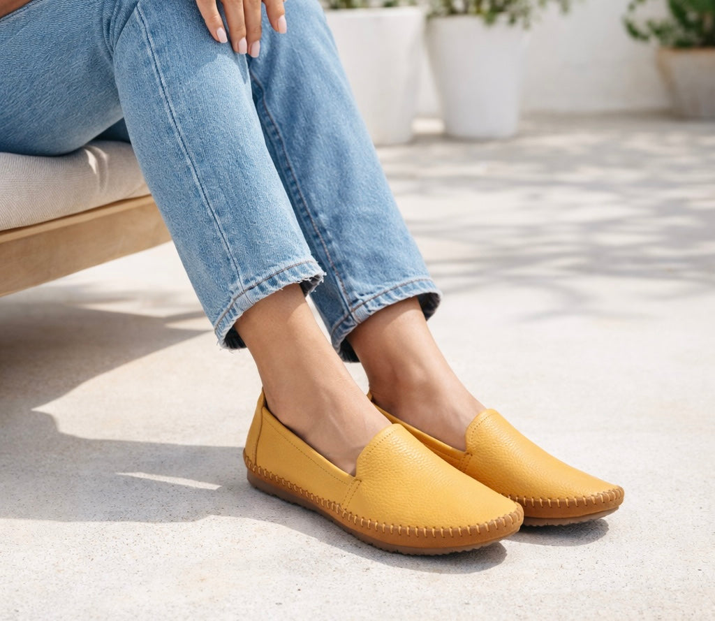 Bellami Summer Cushioned Espadrille Loafers - The Heels India