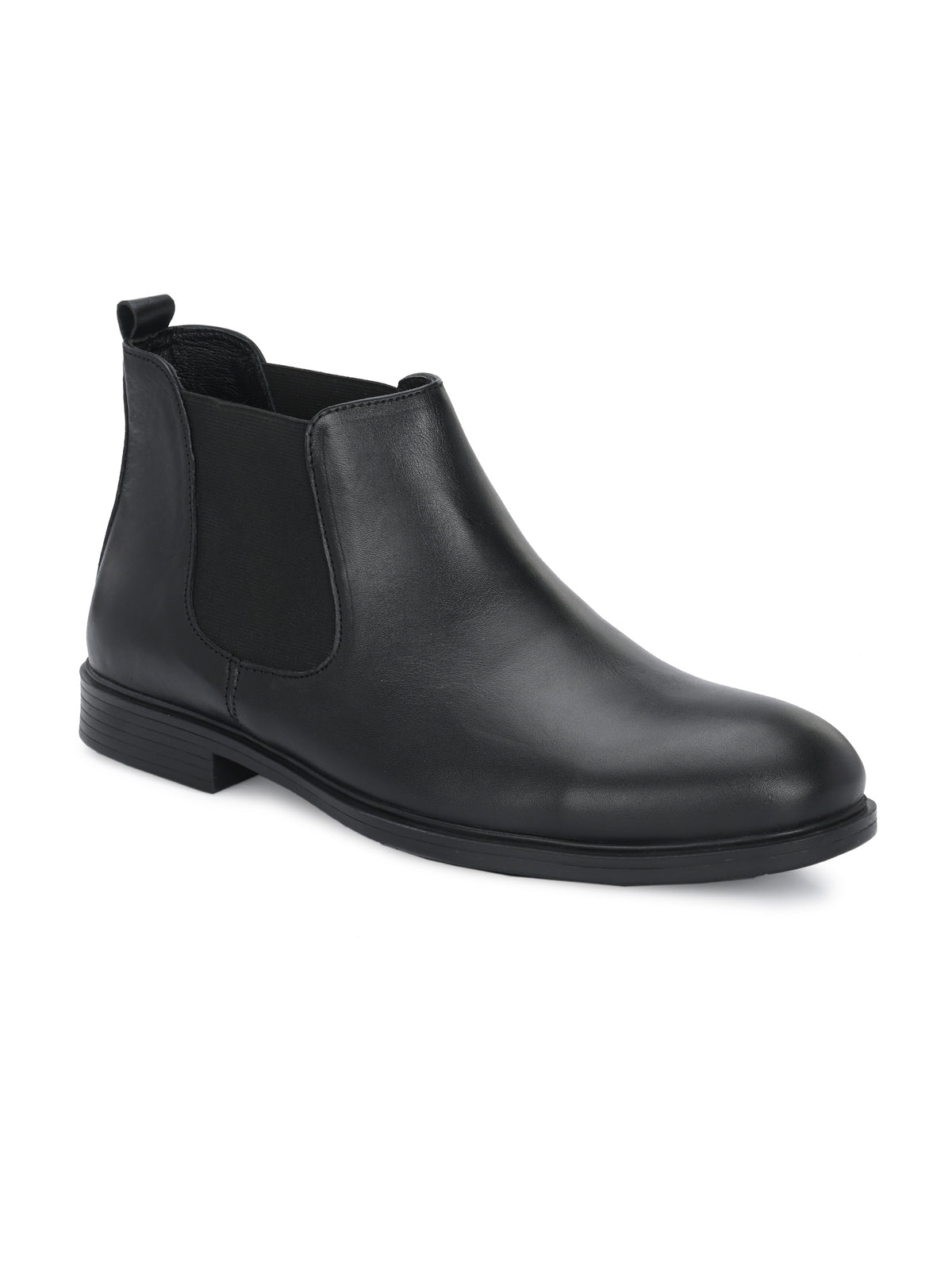 Chelsea Platinum Leather Boots