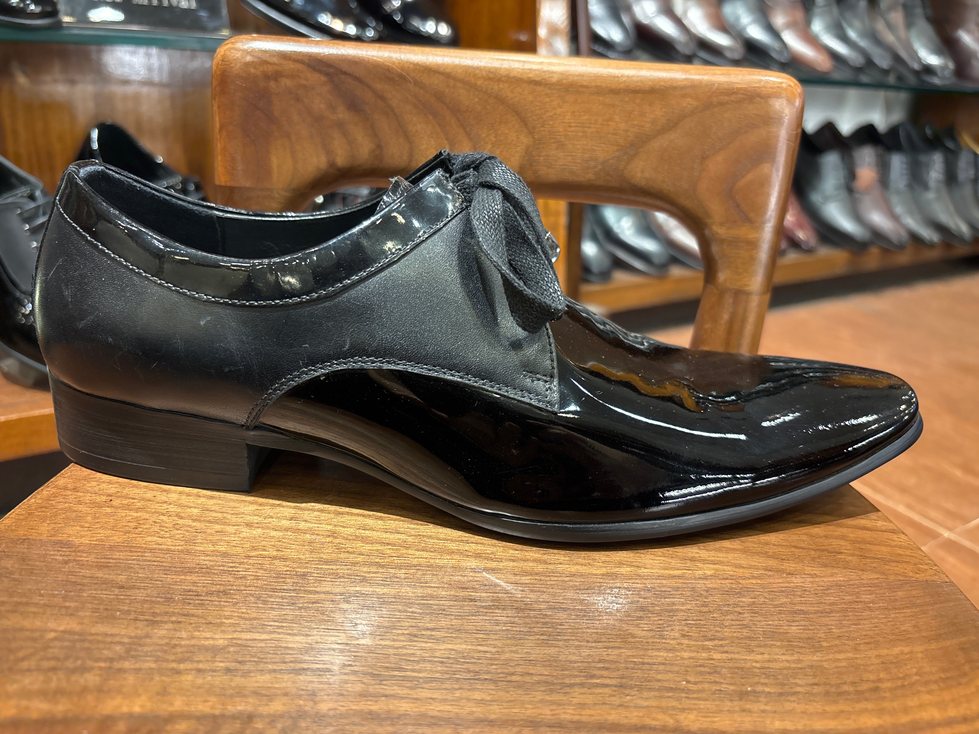 Sterling Premium Patent Leather Shoes - The Heels India