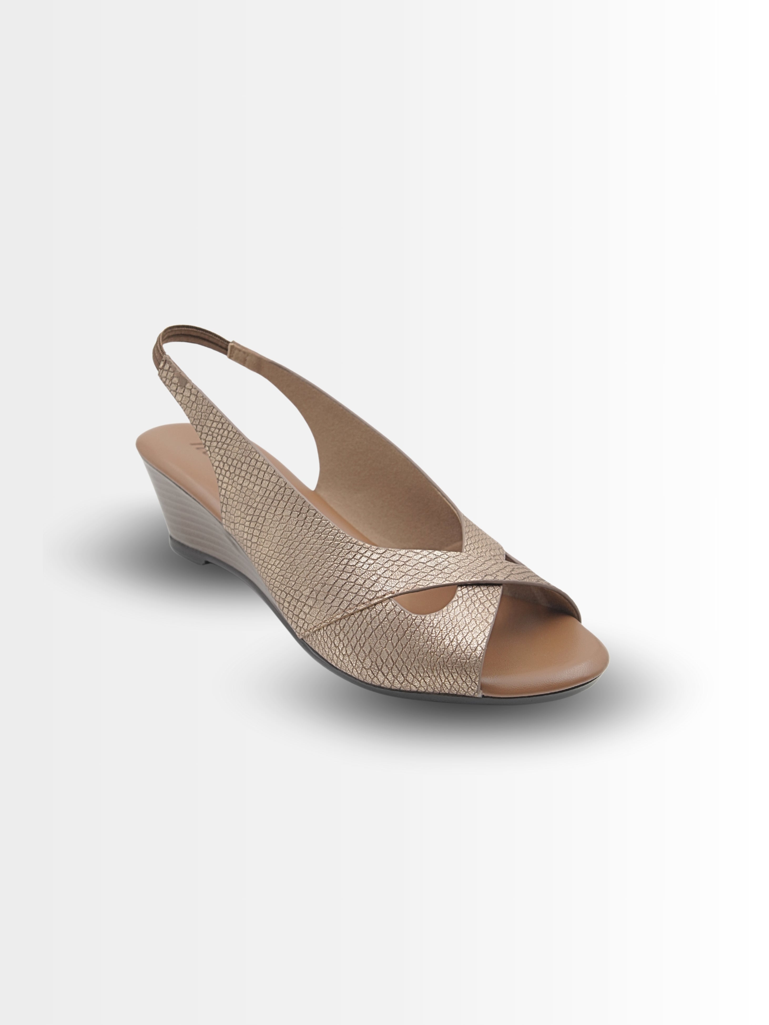 Antoine Wedge Heel Peep-toe Sandals