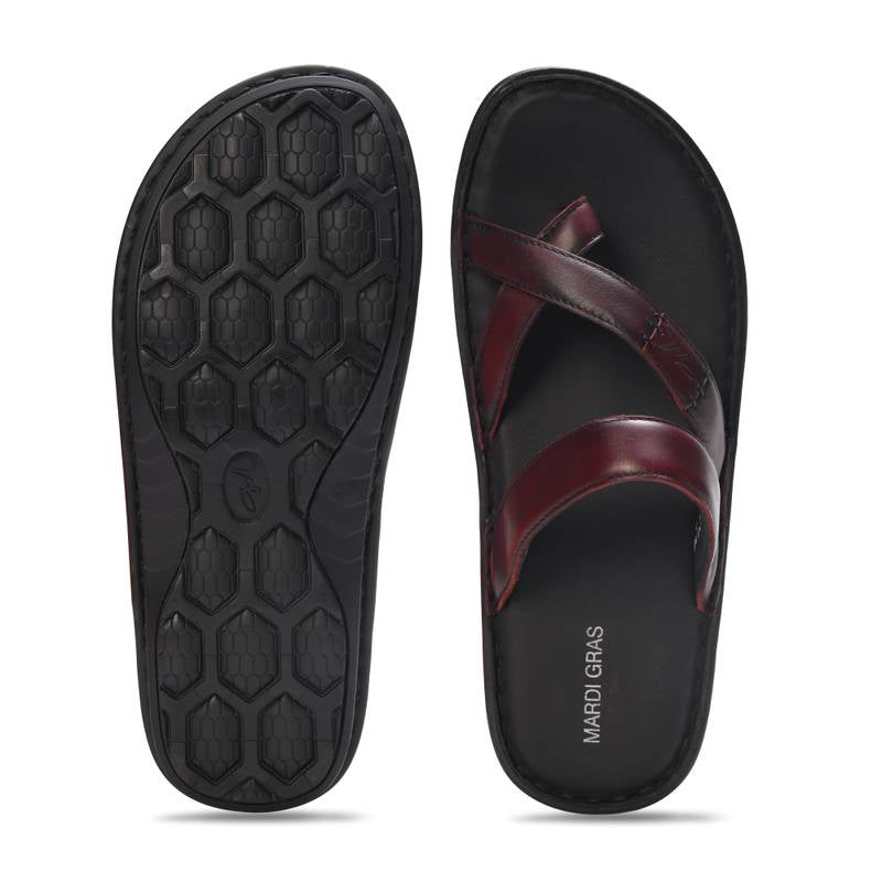 Brooks Thumb Leather Slippers