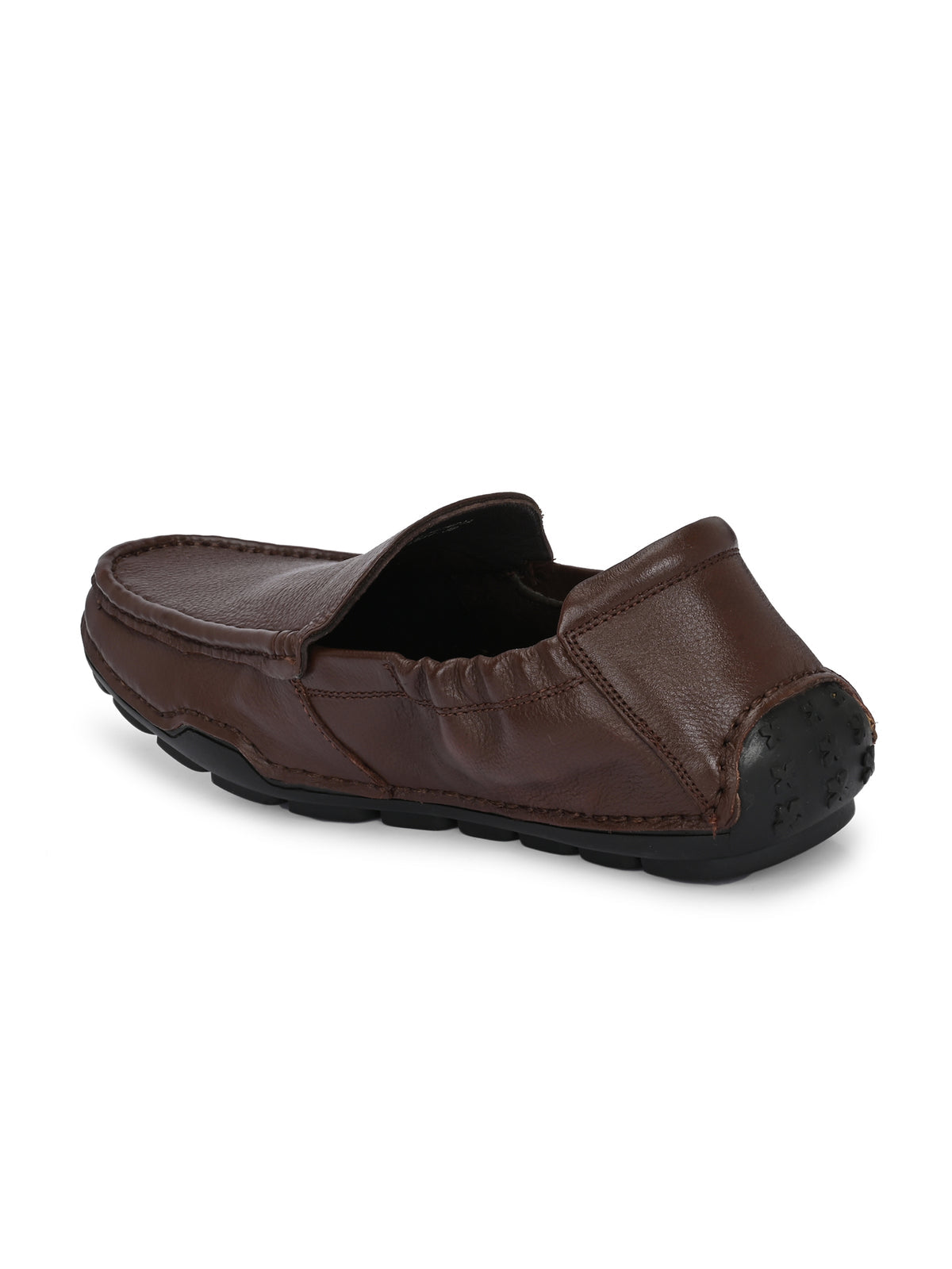 Clyde Leather Back Elastic Cushioned Loafers - The Heels India