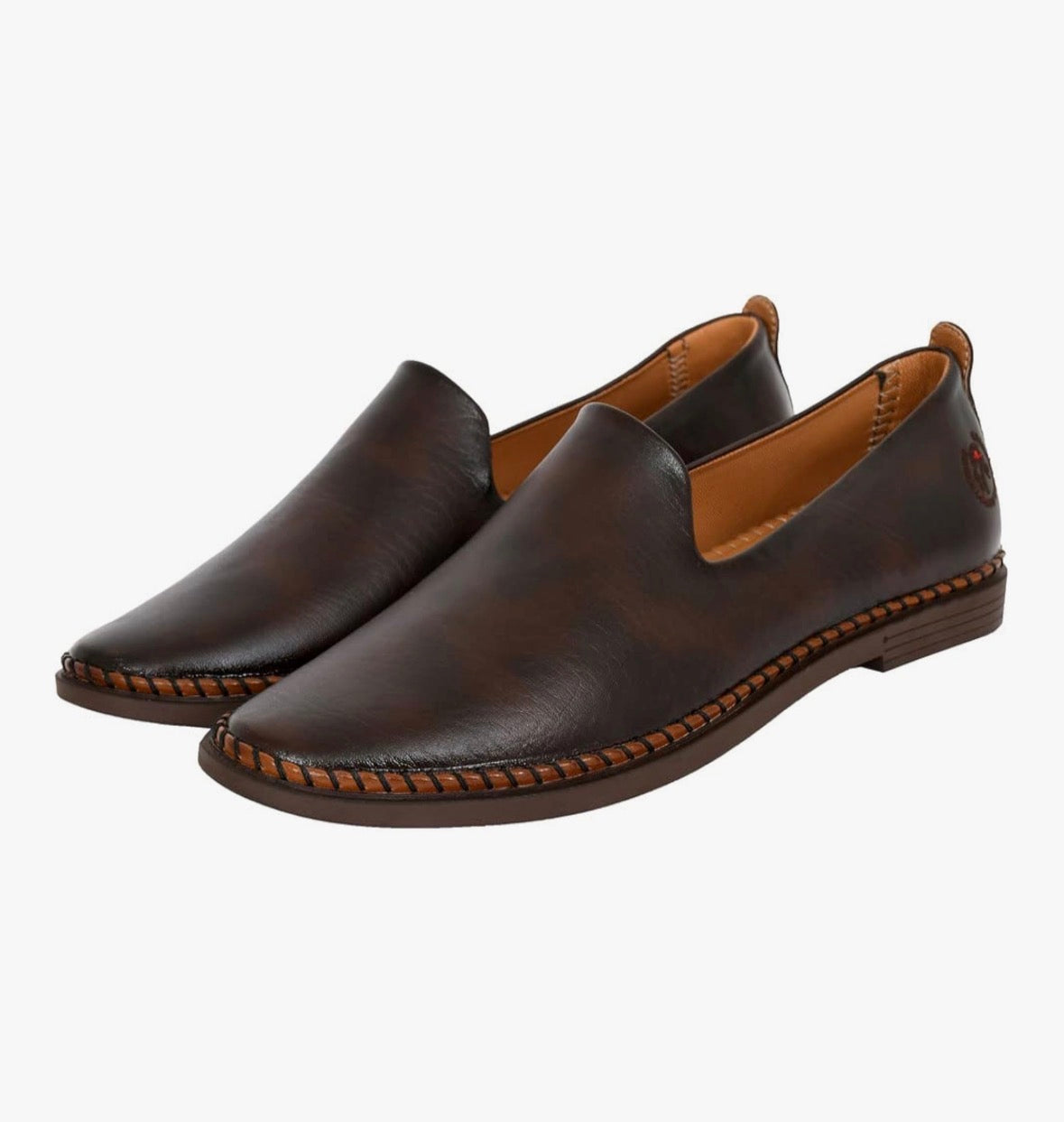 Barela Cushioned Ethnic Vegan Loafers