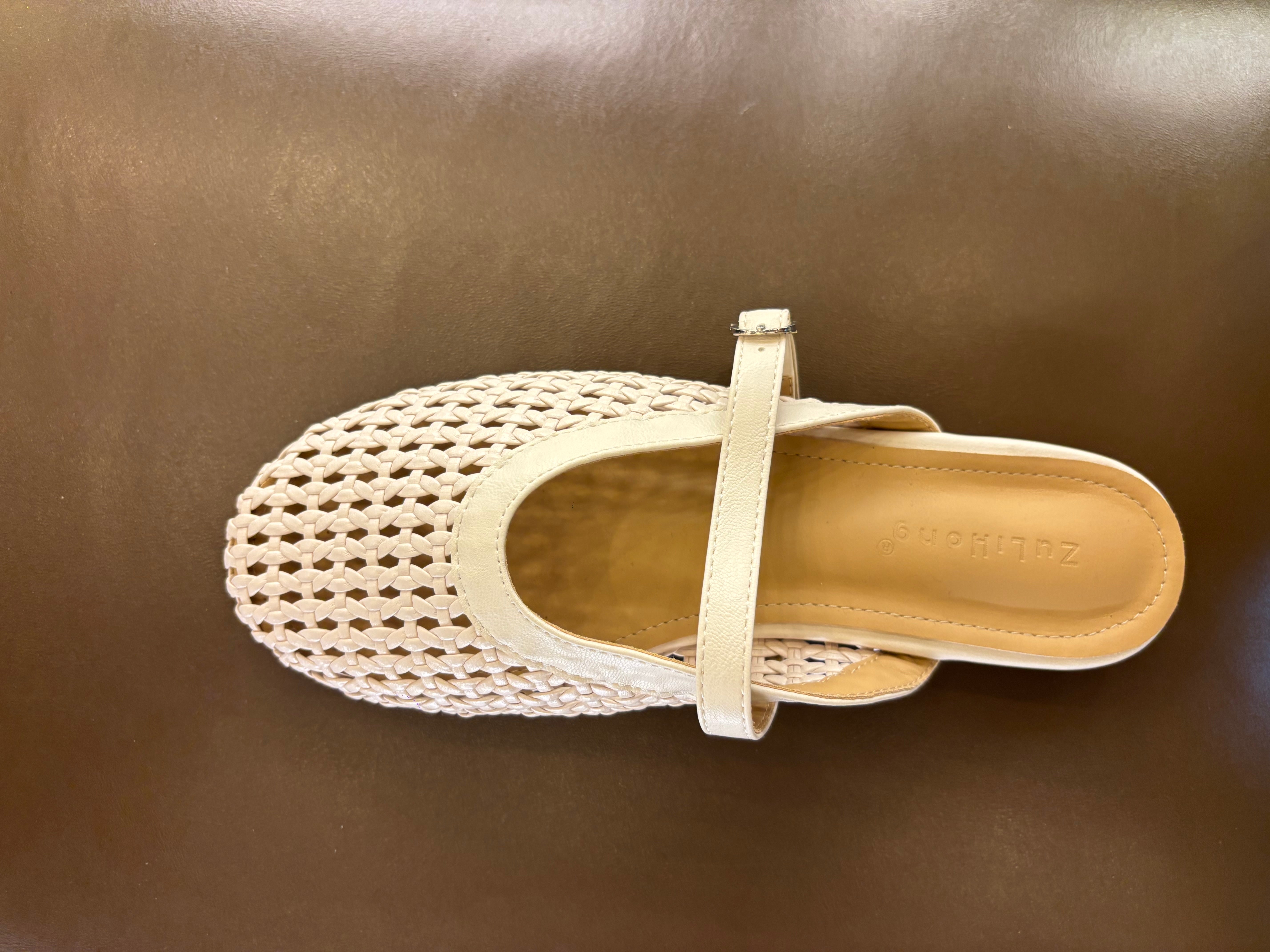 Nysa Premium Mesh Mary Jane Mules