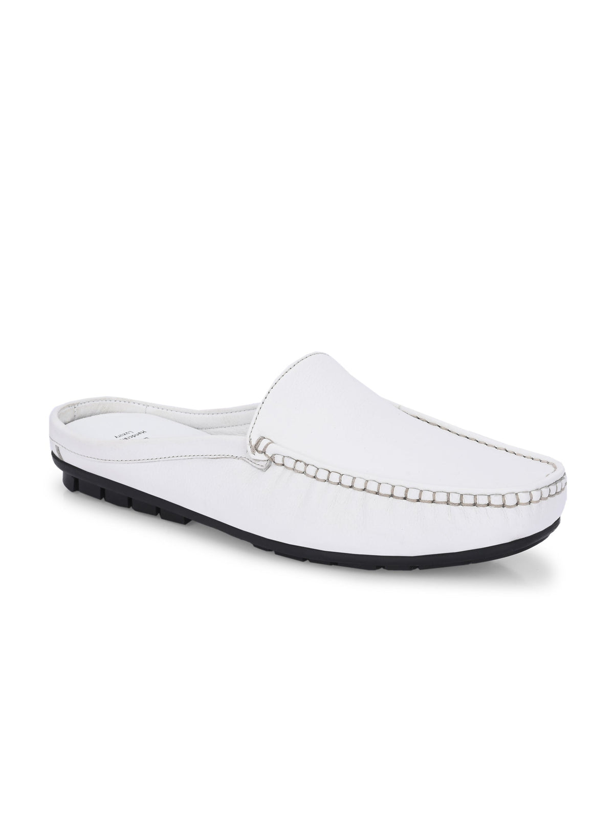 Flint Leather Casual Slip-On Mules