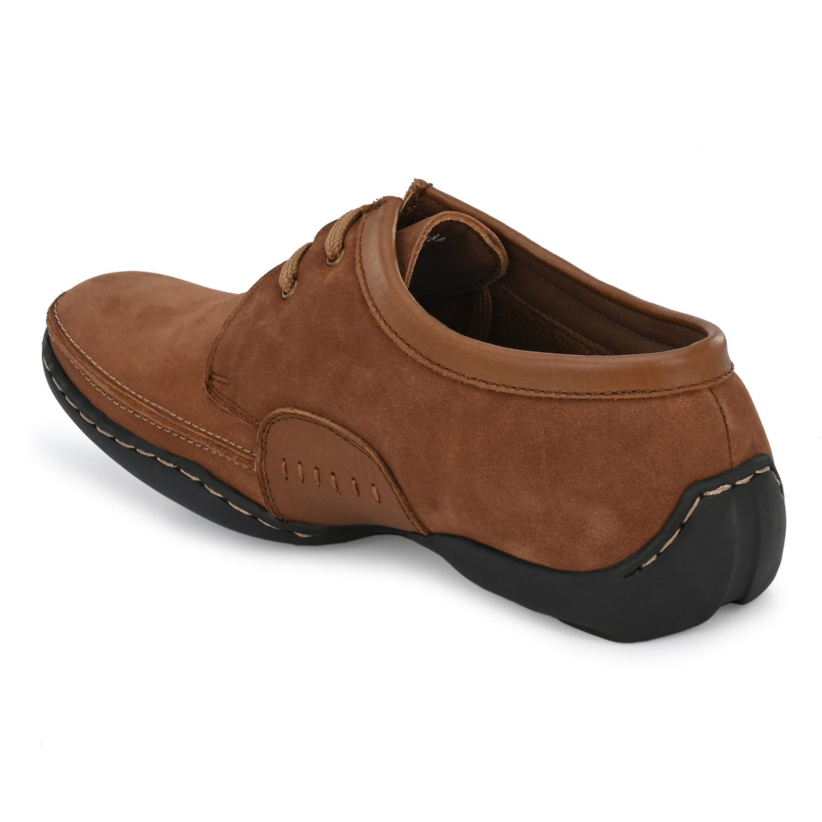 Isakov Leather Casual Stitched Derby Shoes