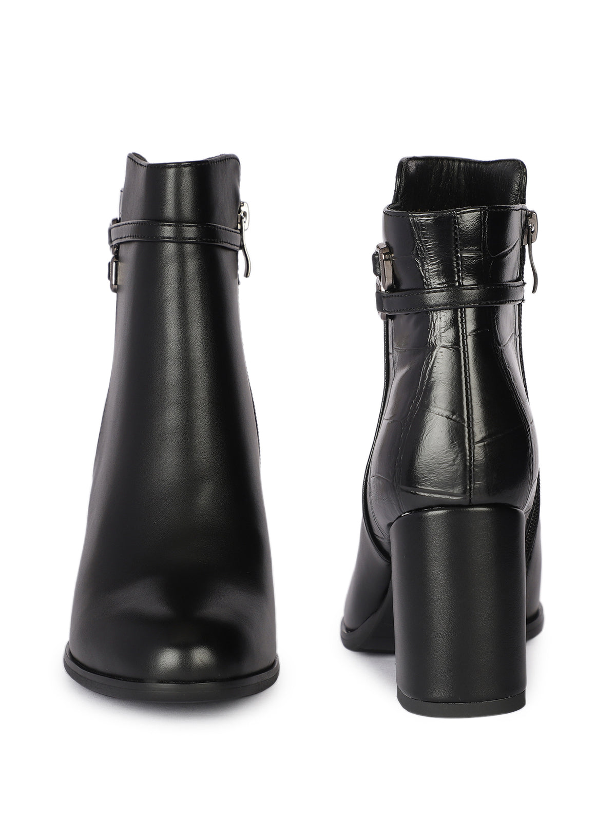 Stella Premium Winter Ankle Block Heel Boots