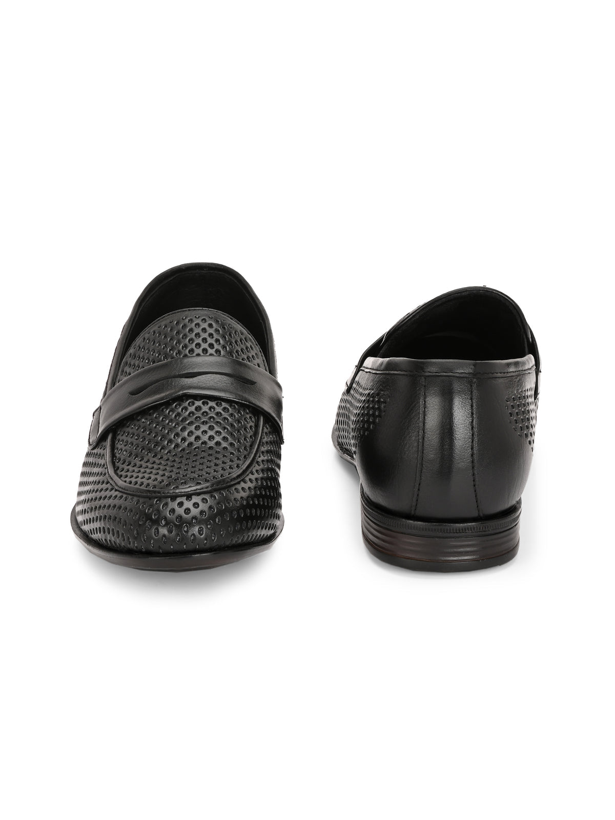Markus Premium Leather Penny Perforated Loafers